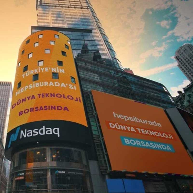 Hepsiburada NASDAQ'ta!